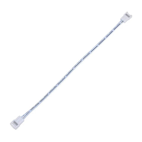 SureLock 560724 White LED Tape Light Wire Lead Connector 5 Pack For 8mm Wide White LED Strips Two Wire Connection Not For RGB