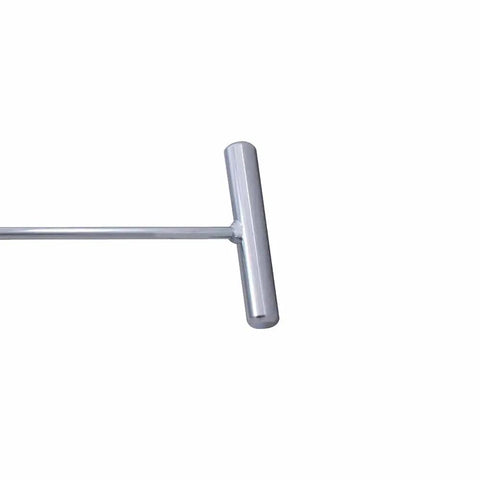 Heavy Duty Chrome Plated 5th Wheel Pin Puller With Solid Steel Rod And Five Inch Handle, J-Hook Design, 31 Inch Length