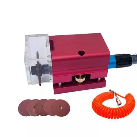Heavy Duty Pneumatic Cutting Machine With Precision Groove Grinder For Industrial Die Cutting Applications Air Powered Workhorse Built Tough And Ready To Roll On Factory Floors Daily Grind Without The Hassle