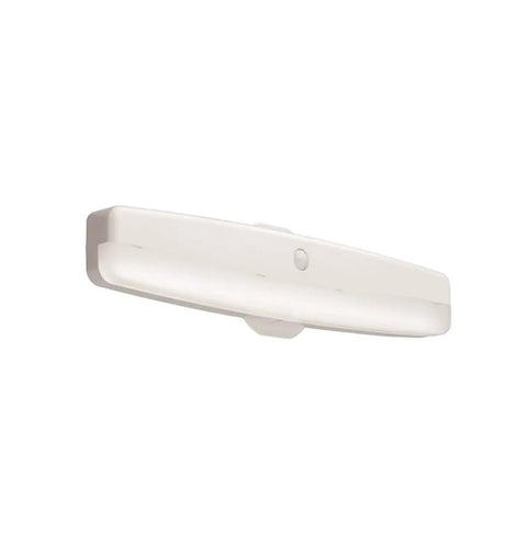 LED Flush Mount Closet Light With Motion Sensor For Bedroom, Bathroom, Pantry And Utility Room, Damp Rated And Hardwired, 18 Inch, side view