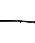 Heavy Duty Rear Steel Driveshaft With Factory Pre Greased Slip Yokes Drops Right In And Runs Sick For Subaru Forester Base And L Trims 1998 2002 Non Greasable 2.5 Inch Yoke, side view showing yoke and shaft.