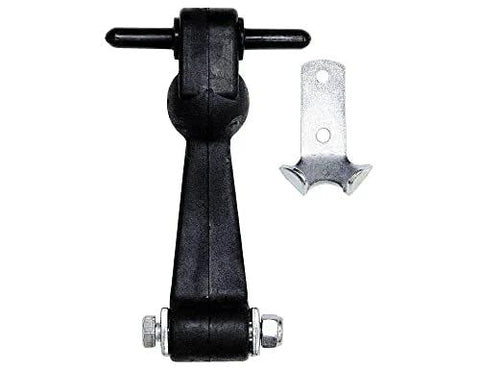 6 Inch Heavy-Duty Rubber Hood Catch With Zinc-Plated Brackets And Pin T-Handle Rubber Latch for securing truck boxes and hoods