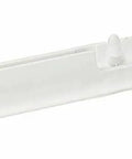 Left Crisper Drawer Glide Replacement For Refrigerator Fits WR72X239 With Easy Install Durable Plastic Track shown in white