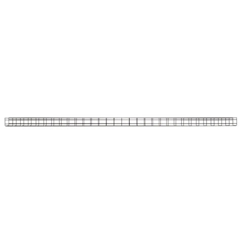 Pro Grade Wire Mesh Cable Tray System 10 Pack 6x4 Inch To 10 Feet Long for data center cable management