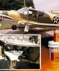 Top Shelf Heavy Duty Silicone Aluminum Heat Cure Sealer Up To 1100 Degrees Fahrenheit used on aircraft engine repair.