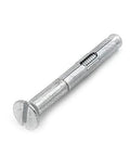 One Quarter Inch By Two Inch Flat Sleeve Anchor Zinc Plated For Masonry Concrete Brick And Block Versatile 360 Degree Expansion