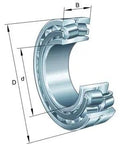 Heavy Duty 24180 Be Xl Spherical Roller Bearing 400X650X250Mm cross-section showing spherical rollers and dimensions.