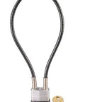 Flexible Steel Cable Gun Lock With Fifteen Inch Cable And One And One Eighth Inch Wide Laminated Steel Lock Secures Handguns Rifles