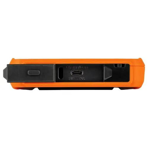 Side view of Rechargeable Pro Thermal Imaging Camera With Over 76800 Pixels for clear heat spots, USB recharge port visible