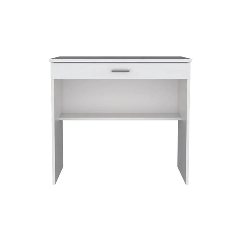 Electric Standing Desk With Silky Height Adjustment From 28 To 46 Inches To Seriously Upgrade Your Gaming Or Home Office Rig And Keep Your Back Feeling Fine Daily, white desk with drawer and open shelf.