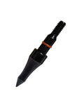 100 Grain 5-16 Inch Steel Screw-In Field Points For Archery, 12 Pack, CNC Machined With Tolerance 0.5 Grain, durable tip