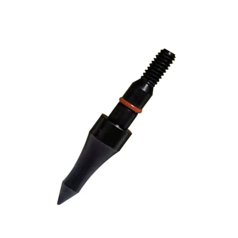 100 Grain 5-16 Inch Steel Screw-In Field Points For Archery, 12 Pack, CNC Machined With Tolerance 0.5 Grain, durable tip