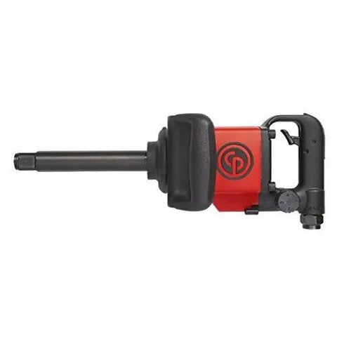 Tough As Nails 1 Inch Air Impact Wrench With 6 Inch Extended D Handle, steel motor, designed for heavy-duty shop grind tasks.