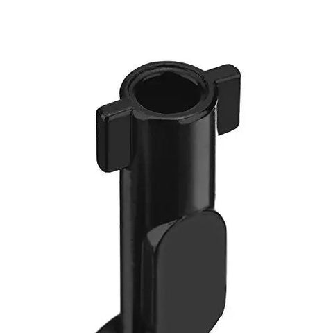 Close-up of All In One 4 Way Utility Key For Water Gas Electric Meters And Medicine Cabinets Heavy Duty Zinc Alloy Tool with black finish