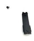 Smooth Ride Glove Box Drop Down Damper Struts for Dodge Durango Grand Cherokee 2011 to 2019, black plastic component.