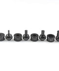 Set of 5.5mm hydraulic round dies for CH60 punching machine replacement tool, heavy-duty steel for metal fabrication