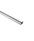Heavy Duty One Piece Low Voltage Raceway Six Foot Long Slick White Pvc Cable Management Channel for Baseboard Floor Wiring.