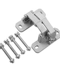 Heavy duty stainless steel door hinge with bolts for secure installation on thick and fire doors, supporting up to 70kg load capacity.