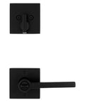 Matte Black Keyed Entry Lever And Deadbolt Combo With SmartKey For Easy Lockup, Smooth Lever Action, Anti Sag Design