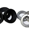 Rudedog lockwashers pack DV34-7/8-3PK, black rubber and silver metal washers