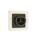 High Grade Magnetic Tesla Compatible Fake EV Charging Port Decal For Gas Guzzler Rides 3D printed white magnet sticker