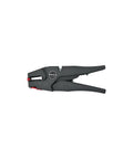 Side view of Self Adjusting Wire Stripper For 6 To 14 AWG Pro Grade Tool Built For The Shop Or Field with easy grip handles.