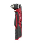 Rock Solid M12 Compatible Right Angle Drill Driver with 3/8 chuck, compact design for tight spaces and 100 in-lbs torque