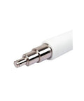 Top Shelf Printer Rubber Roller Replacement For Zebra 170 Xi Series Barcode Printers detailed close-up view of roller's end.