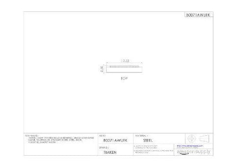 Technical drawing of a Single Cone Tapered Roller Bearing for Radial and Axial Load Support, 1.5000 Inch ID, 0.4690 Inch Width.
