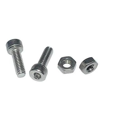 Assorted metal screws and nuts, not the 2 Pack Z Axis T8 Lead Screw POM Nut For 3D Printers I3 Series MK2 MK2S MK3 MK3S.