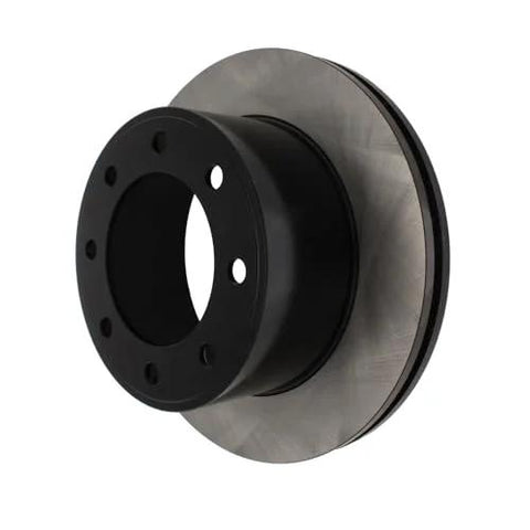 Rear brake rotor, Centric Premium 120.65113, silver disc with black hub