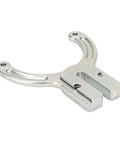 Street Tough Steel Alternator Bracket And Pulley Kit For 1946 To 1953 Ford And Mercury Flathead V8s on a silver steel bracket.