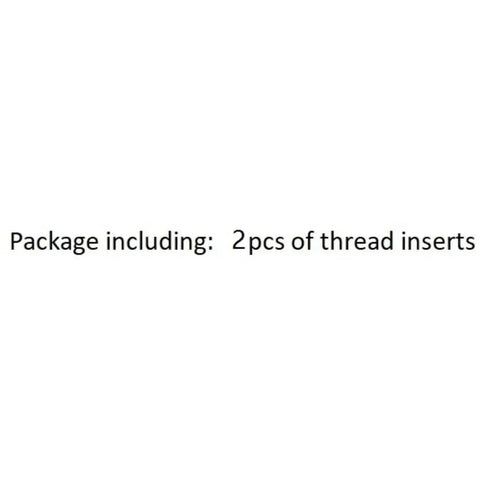 Package includes 2pcs of Stainless Steel Coiled Wire Thread Repair Inserts For Damaged Threads In Metal Multiple Sizes Easy Install