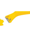Beast Mode Heavy Duty Window Scraper With Durable Blade, Yellow Handheld Glass Tool For Removing Paint, Stickers And Residue