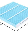 HEPA Cabin Air Filter For Acura And Honda Cars With Odor Free True Clean Air Easy Install 9.25x9.65x1.77 inches