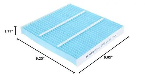 HEPA Cabin Air Filter For Acura And Honda Cars With Odor Free True Clean Air Easy Install 9.25x9.65x1.77 inches