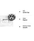 Center Cap For Volkswagen Wheels 3B7-601-171-XRW OEM Replacement Hub Cap with packaging showing part number and smooth finish.