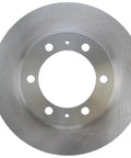 Centric C-Tek front brake rotor for Toyota; round metal brake disc with six lug bolt holes