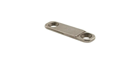 Heavy Duty Angled Strike Plate Non Handed Locking Handle Design For Casement Windows Built Tough For Easy Install With 1 3/8 Inch On Center Spacing And True 3/16 Inch Profile For Top Shelf Security And Smooth Operation