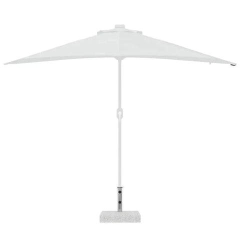 Rectangular Granite Parasol Base With Dual Adapters 55.1 Lbs Heavy Duty Patio Umbrella Stand for Poolside Yard or Garden