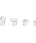 12 Piece Dowel Center Point Set For Cabinet Table Bed And Bookshelf Alignment Chrome Plated Pins In 6mm 8mm 10mm 12mm