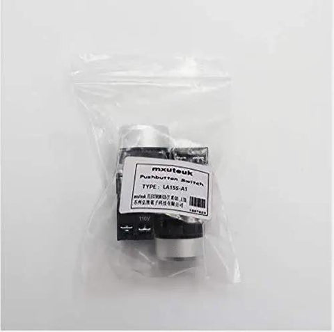 Two Pack Dual Color Red Green LED Push Button Switch 110 To 220 Volt Waterproof IP65 22mm Panel Mount in packaging