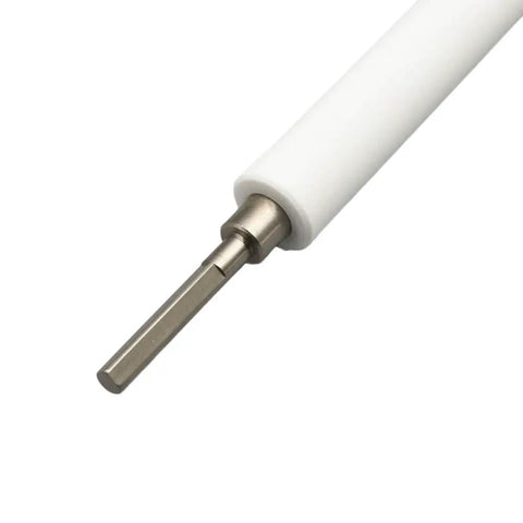 Top Shelf Platen Roller Direct Swap For 105SL Thermal Label Printer G32011M, white roller with metal shaft for smooth printing.
