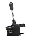 VelocityOne sim racing shifter and handbrake in black with chrome lever