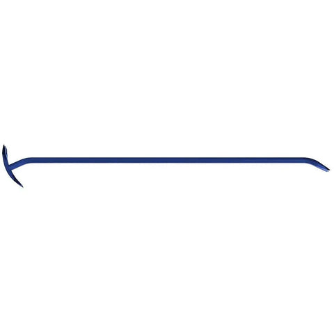 Heavy Duty 48 Inch Rocker Bar With Seven Eighths Inch Hex Stock Fortified Solid Steel Construction For Demolition And Pry Work Multi Purpose Hand Tool For Auto Body And Construction Projects