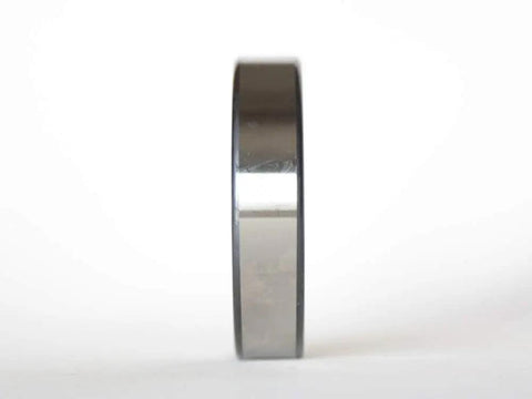 Side view of 6205LLUC3 Deep Groove Radial Ball Bearing With Double Seals And Steel Cage, 25mm Bore, 52mm OD, 15mm Width, C3 Clearance