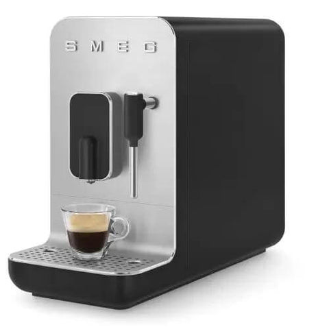 Fully Automatic Coffee Maker With Steam In Black Brings Home Barista Vibe With Six Drink Options From Ristretto To Large Coffee
