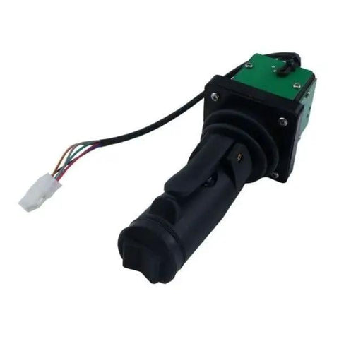 Dual Axis Controller For JLG Boom Lift T350 T500J Replacement Part 1600452 heavy duty joystick with ergonomic grip and wires.