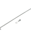 Universal Throttle Linkage Rod Kit For Classic Chevys 14.96 Inch Adjustable Accelerator Clip Made From Beefy Carbon Steel With White Zinc Plating Non Cable Linkage Works On 1967 1969 Camaro Nova Chevelle El Camino, rod and clips