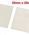 Two Mica Insulator Sheets 20mm X 25mm X 0.12mm High Temperature Insulation For Microwave Magnetron Repair Water And Oil Splash Resistant